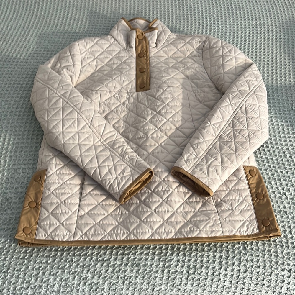 NWOT LANDS END PRIMALOFT DOWN JACKET QUILTED PUFFER